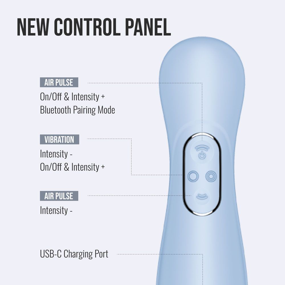 Satisfyer Pro 2 Generation 4 Serene Blue clitoral stimulator