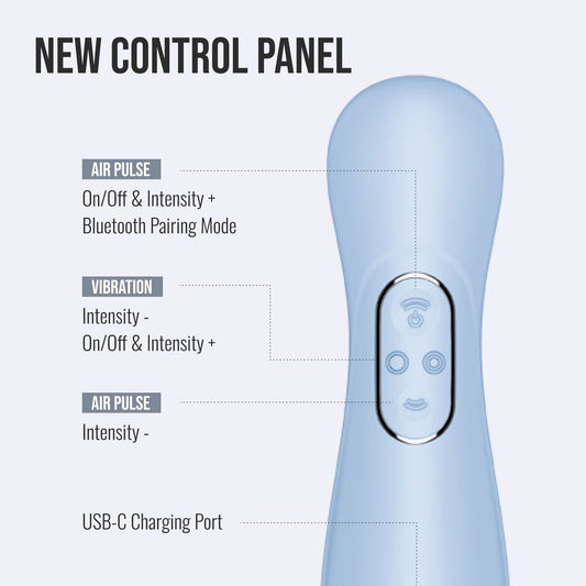 Satisfyer Pro 2 Generation 4 Serene Blue clitoral stimulator