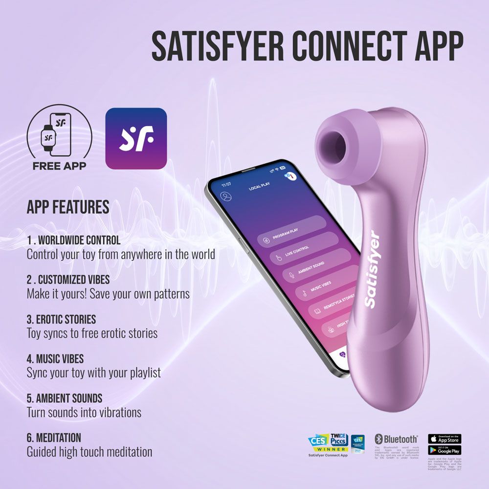 Satisfyer Pro 2 Generation 4 Amethyst clitoral stimulator
