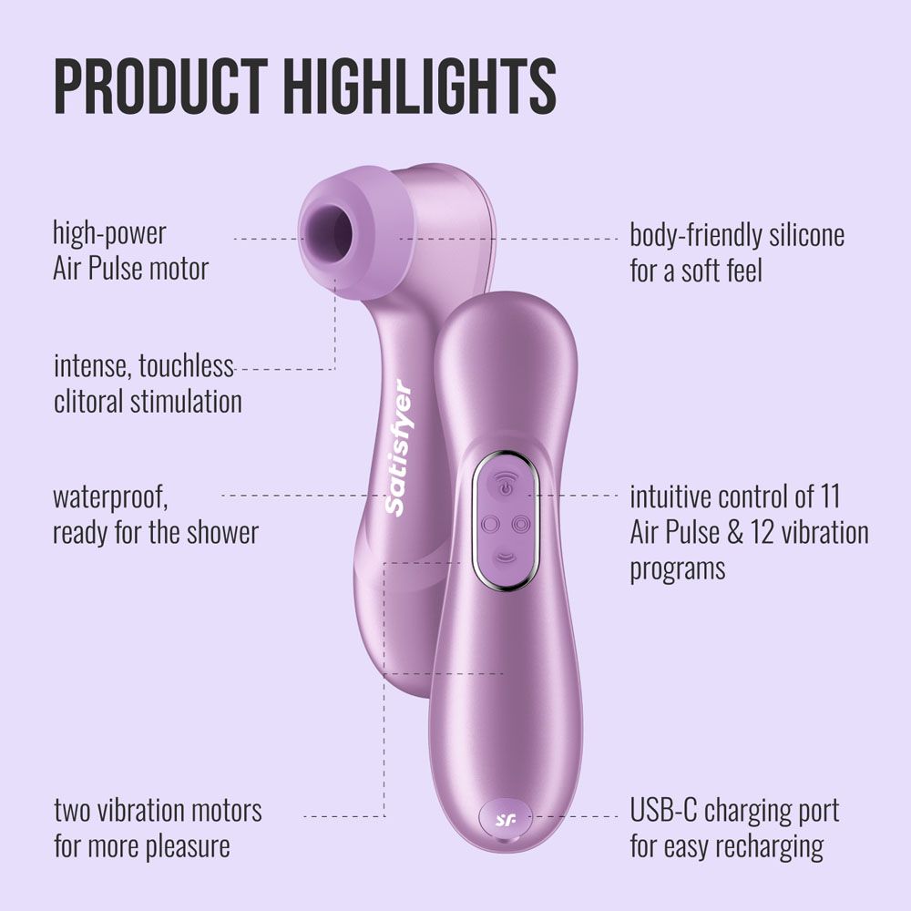 Satisfyer Pro 2 Generation 4 Amethyst clitoral stimulator