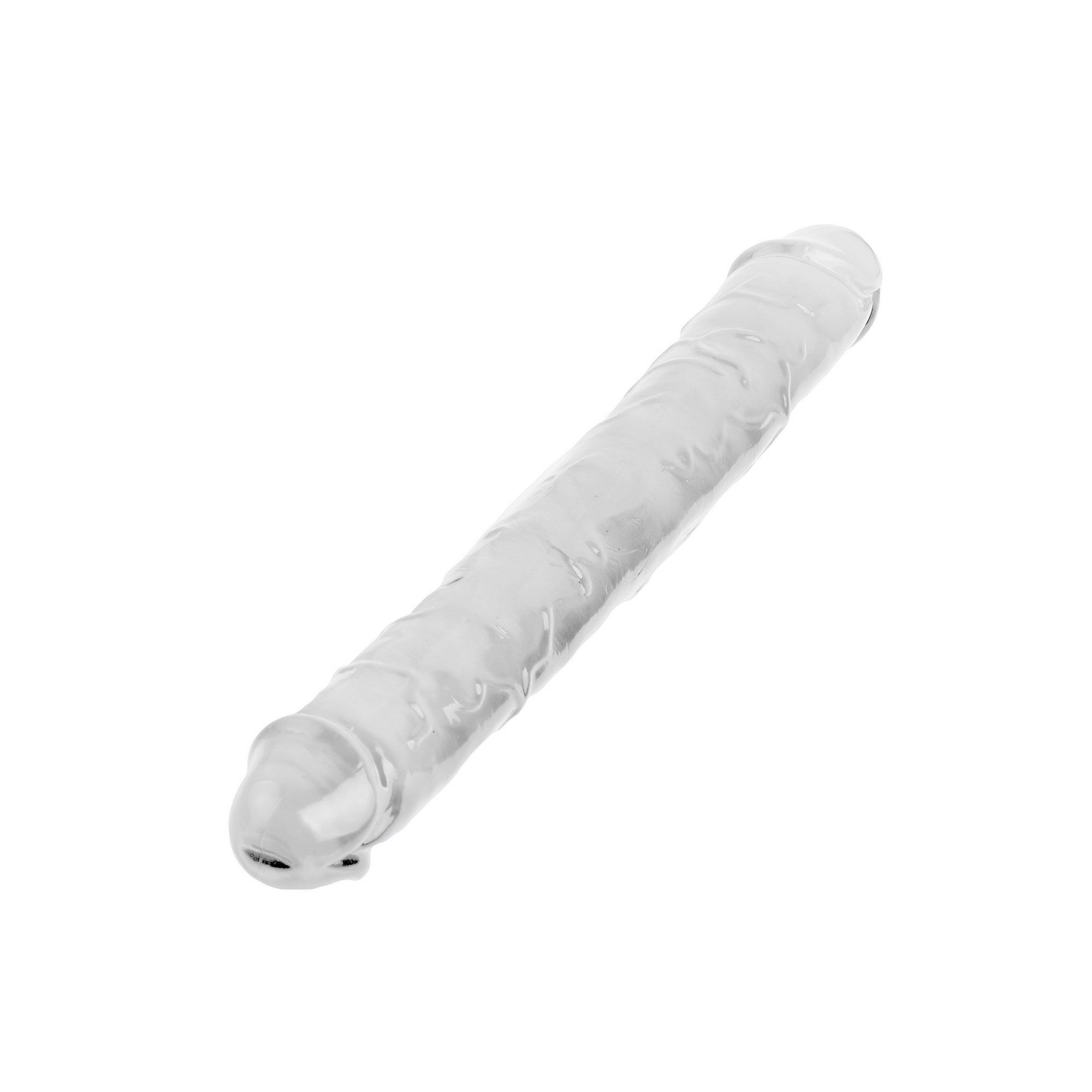 Mr Rude 12-Inch Double-Ended Dildo - Clear