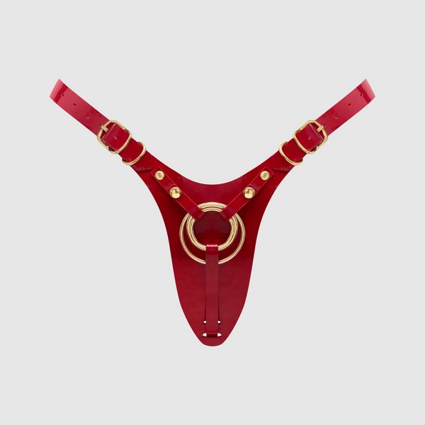 StrapOnMe Harness - Fabulous - One Size - GLOSSY RED
