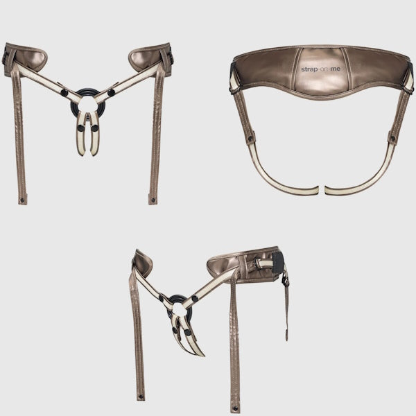 STRAP-ON-ME Leatherette Harness DESIROUS