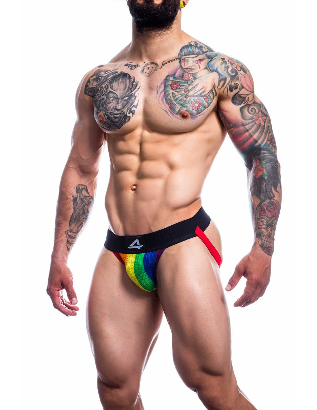 PRIDESTRIPES Men's Jockstrap L