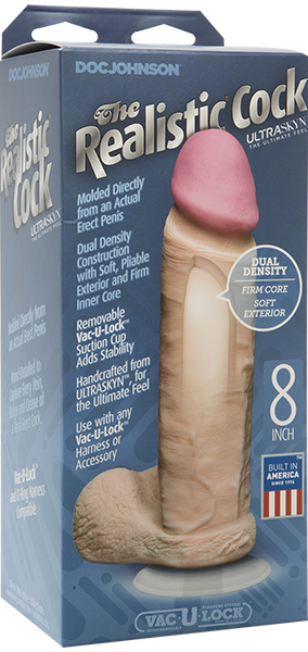 DJ 8" Realistic Cock Fl