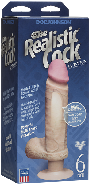 DJ 6" Realistic Cock Vibe Fl