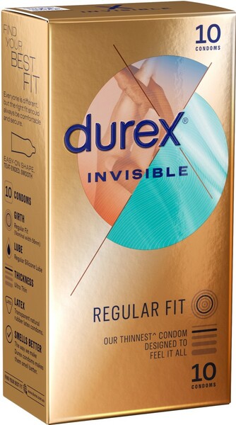 Durex Invisible Regular 10