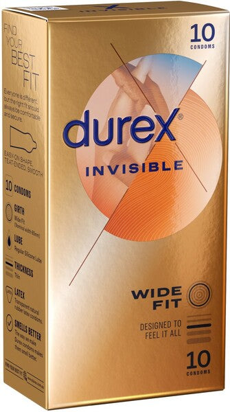 Durex Invisible Larger 10