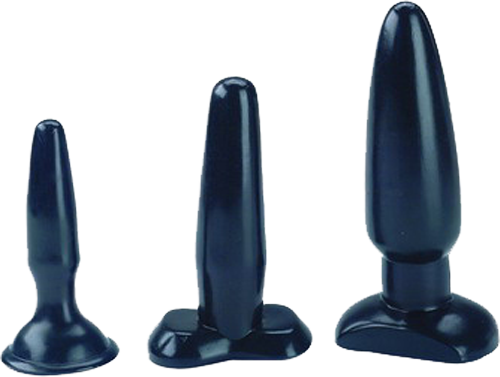 Licorice Dip Anal Plug Black
