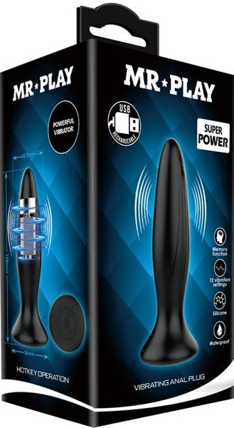 Mr.Play Vibrating Plug 5''