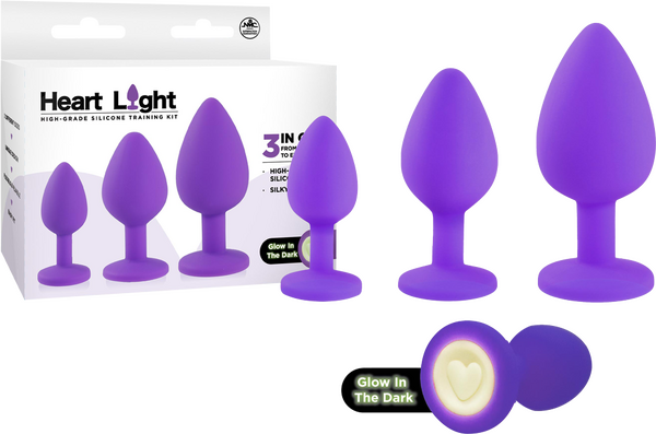 HeartLight Anal Set Purple