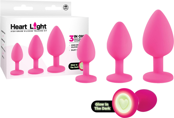 HeartLight Anal Set Pink