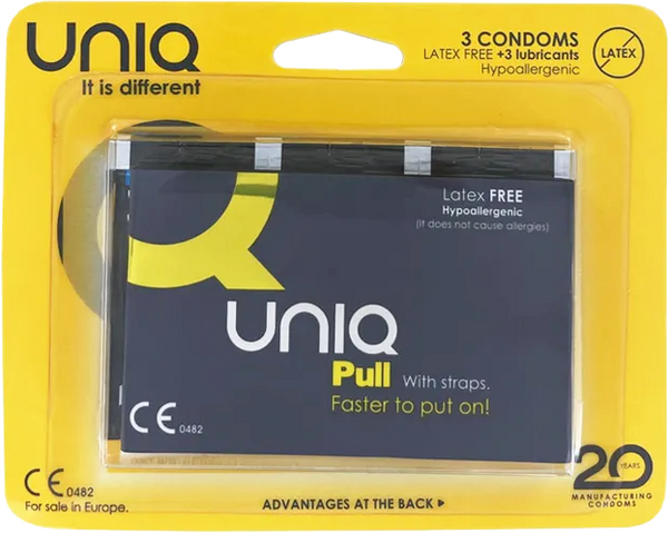 UNIQ Pull Condoms 3Pk