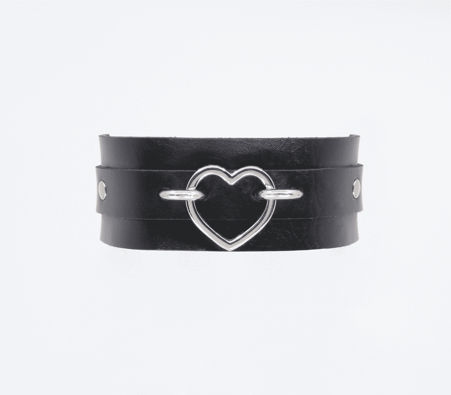 LL COL059SIL Collar Heart