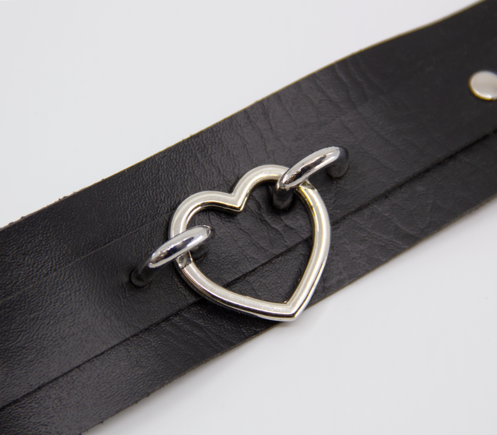 LL COL059SIL Collar Heart
