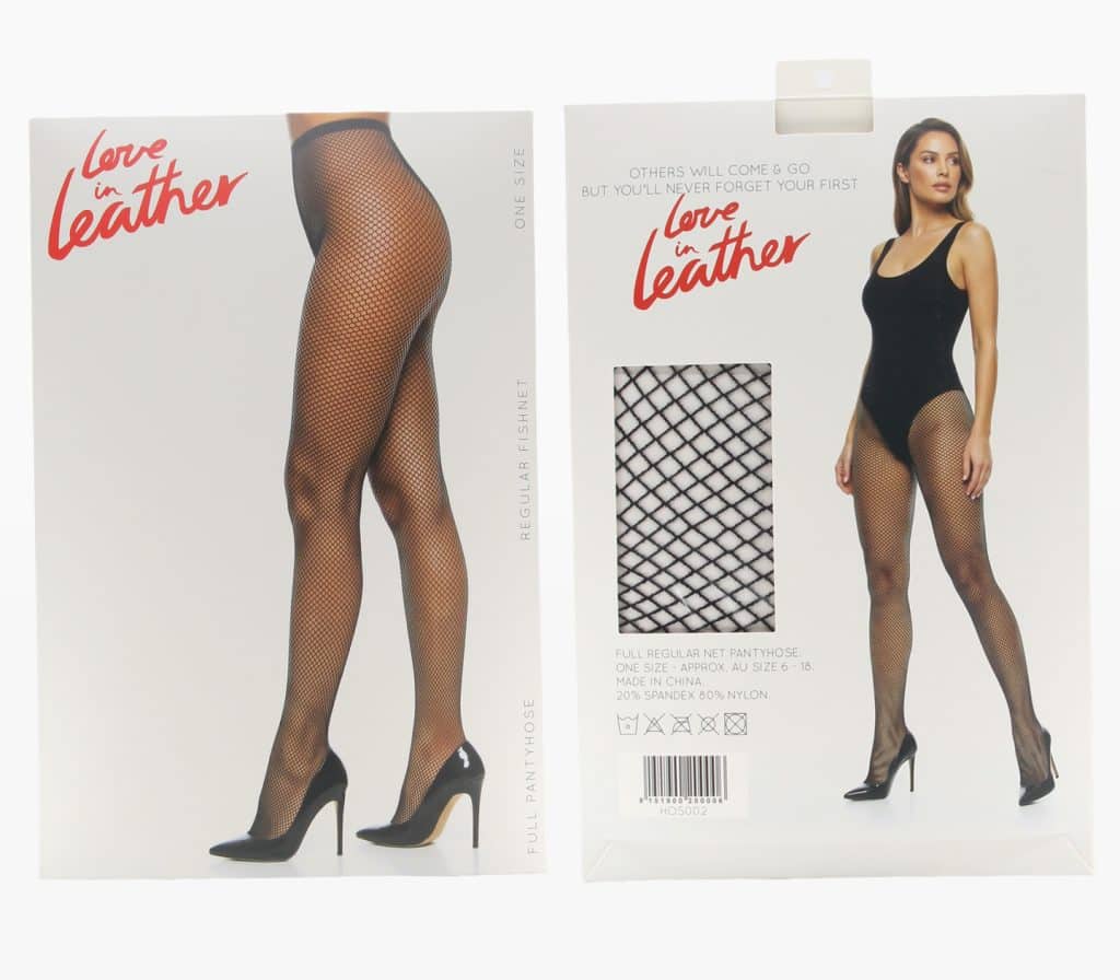Love in Leather - Regular Fishnet - Black