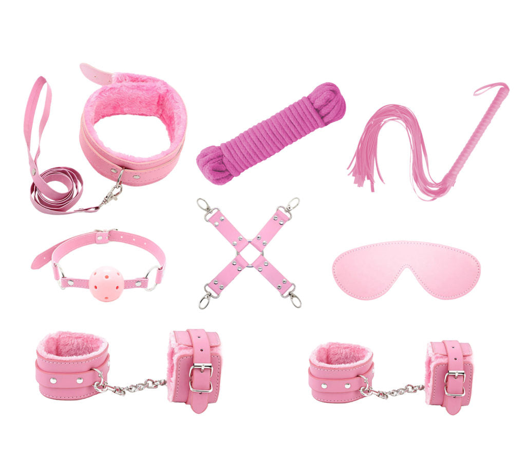 LL 9 Pce Bondage Kit Pink