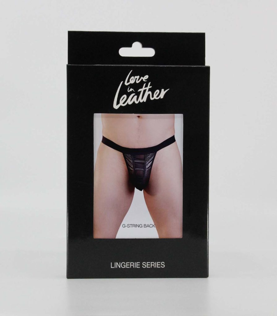 LL Men2128 GString Blk S/M