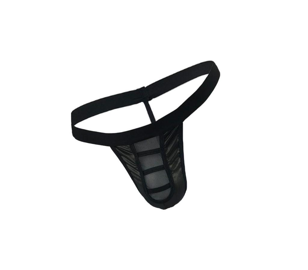 LL Men2128 GString Blk S/M