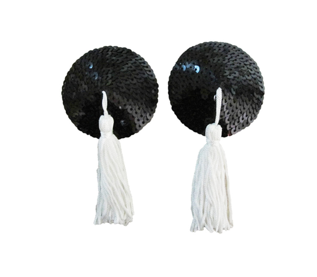 LL NIP001 Black/White Tassel