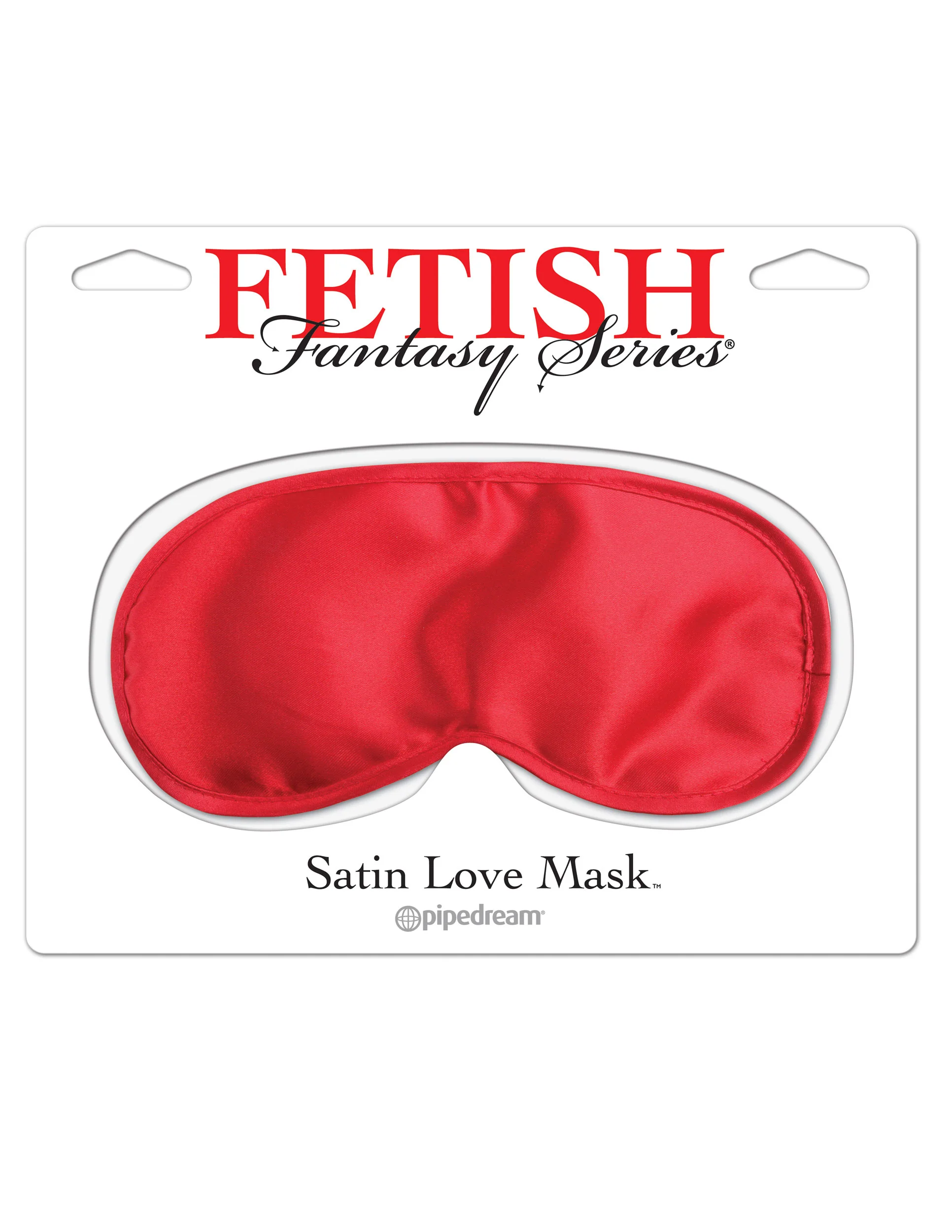 Fetish Red Satin Mask