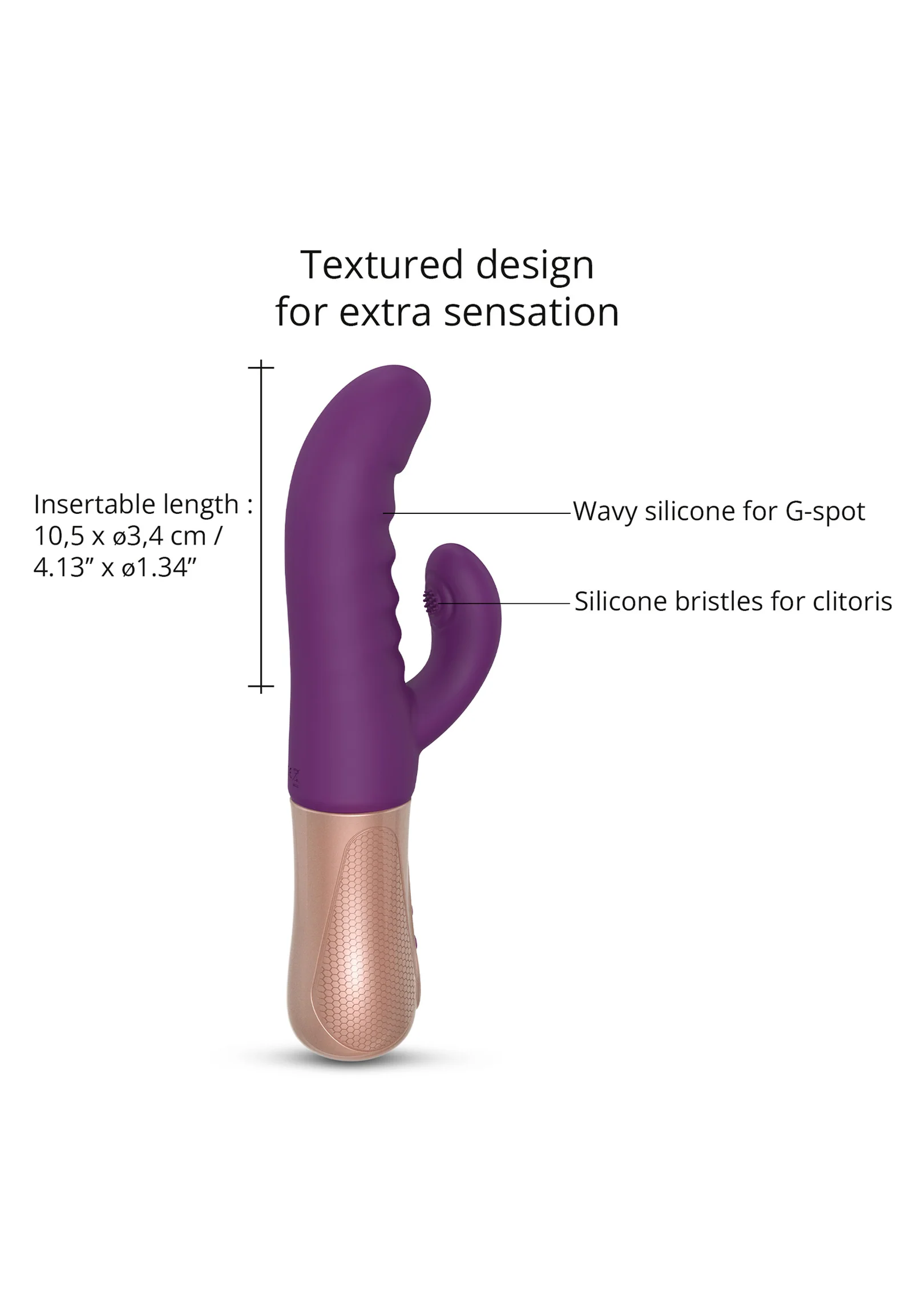 Sassy Bunny Thrust Rabbit Purp