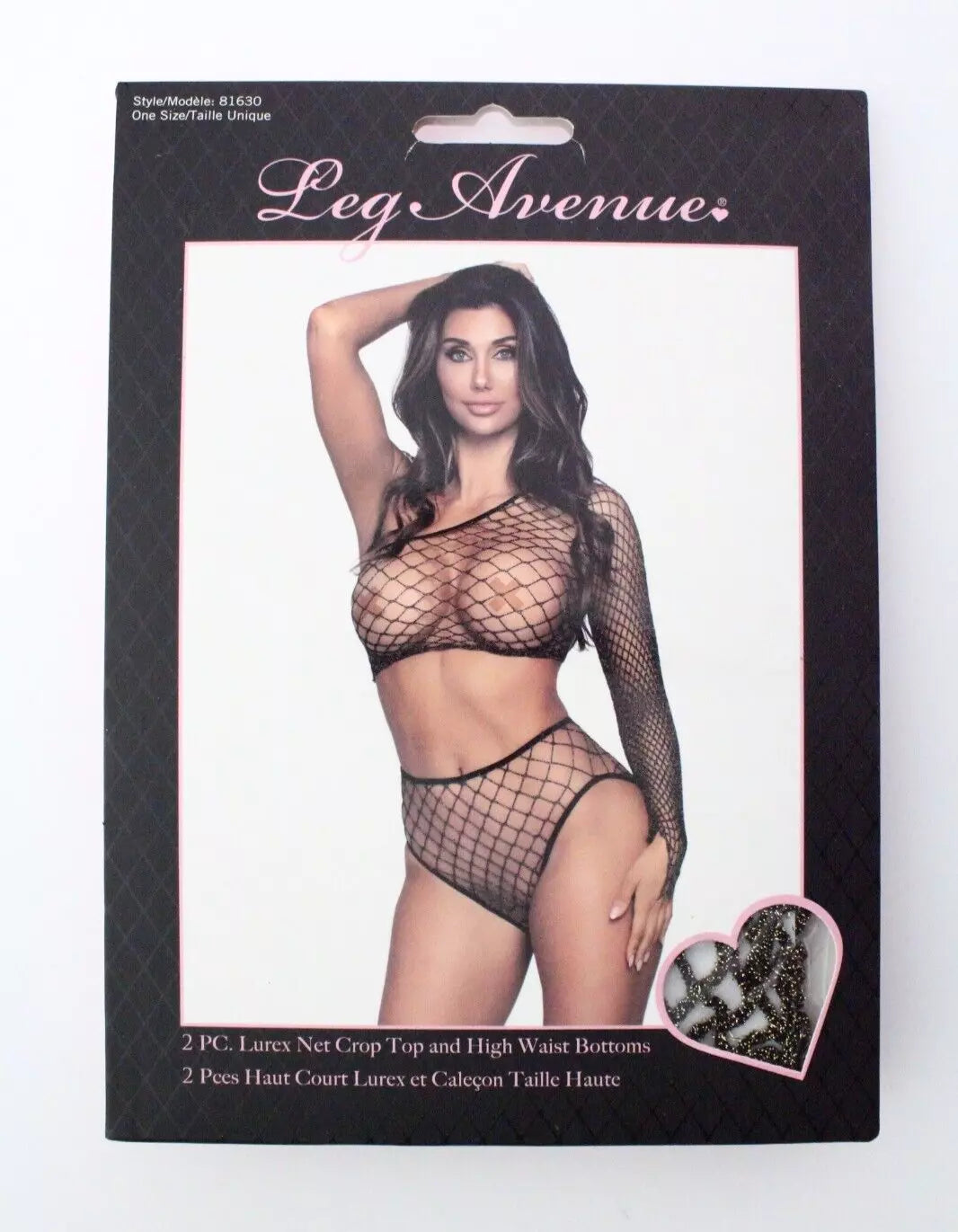 LA 81630 2PC Net Crop/Bottom