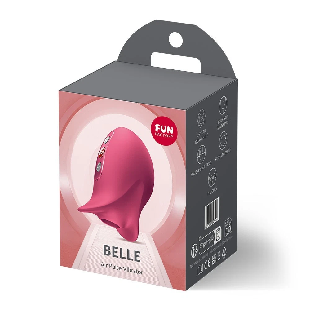 Fun Factory BELLE - Air Pulse Clitoris Stim Vibrator - Raspberry