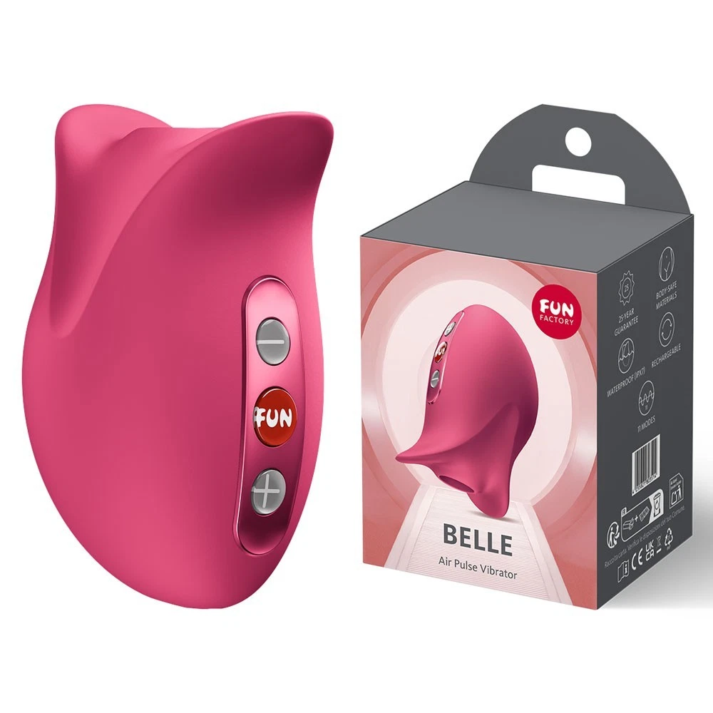Fun Factory BELLE - Air Pulse Clitoris Stim Vibrator - Raspberry