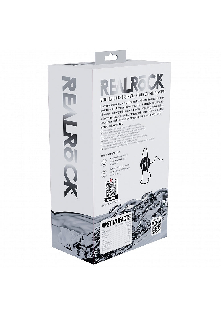 REALROCK Metal Head 6'' - Wireless Rechargeable & Remote Control